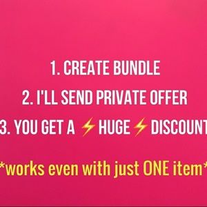 Always great deals on  bundles & can be 1 item!